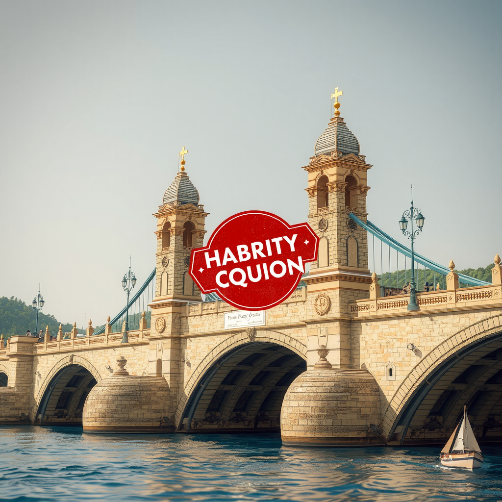 Illustrated collection of historical accounts and local folklore about the bridge's construction, featuring medieval craftsmen, royal processions, and centuries-old community traditions